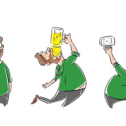 Eine GIF Animation für den Tag des Bieres.