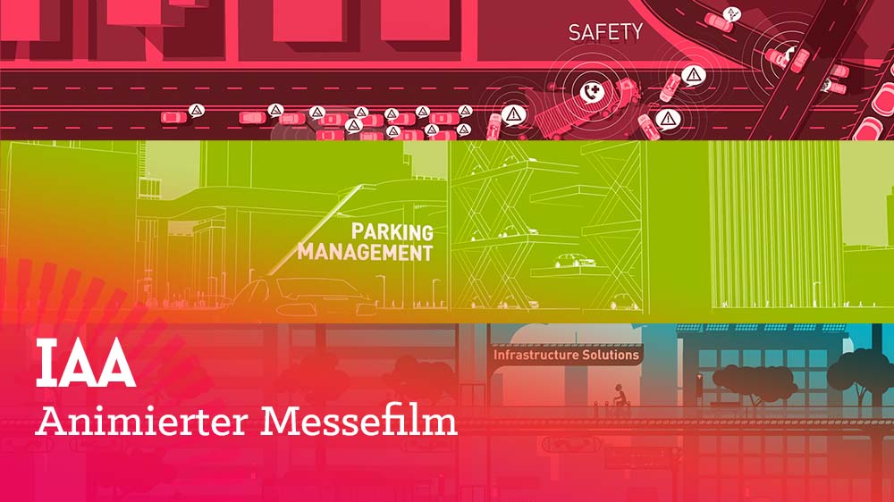 Animierte Messefilme für die New Mobility World.