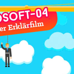 Simple aber farbenfrohe Erklärfilme für Microsoft.