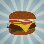 Eine GIF Animation für Tag des Cheesburgers.