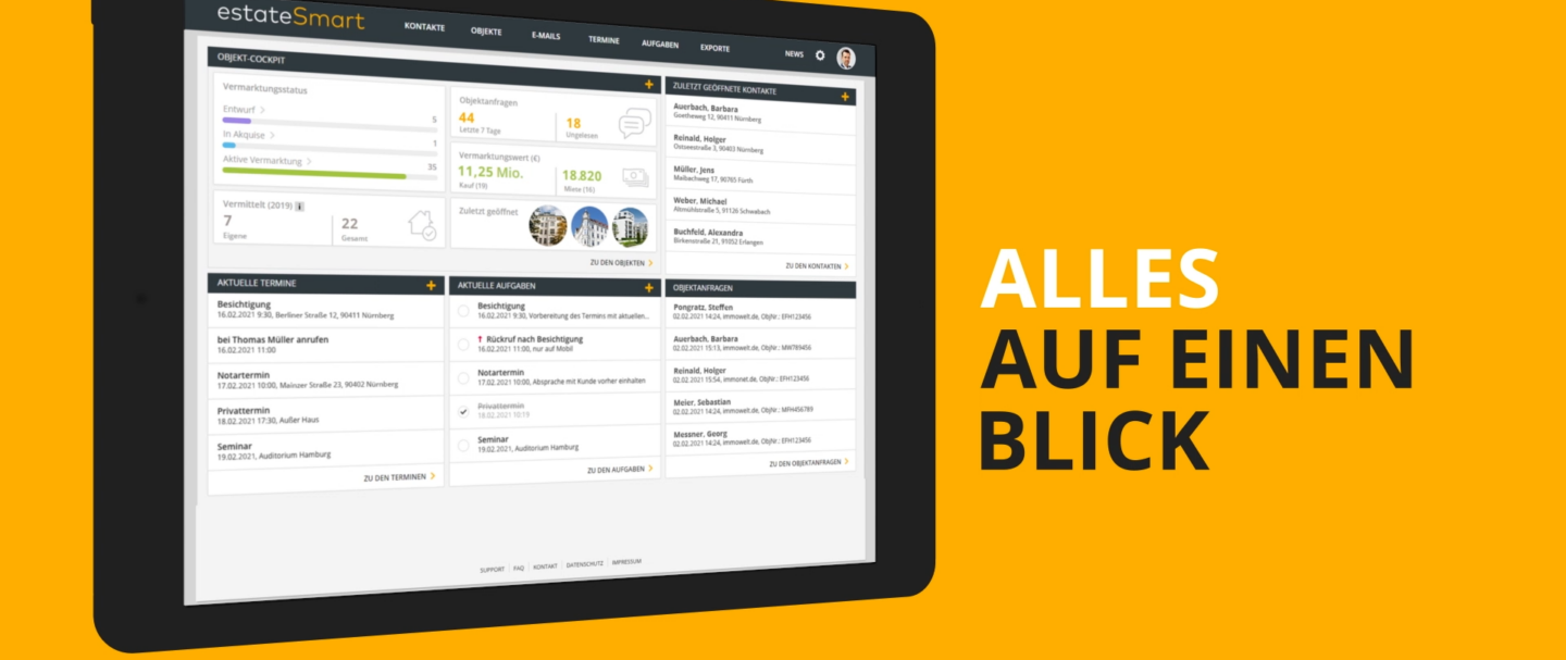 Ein animierter Produktfilm für estateSmart