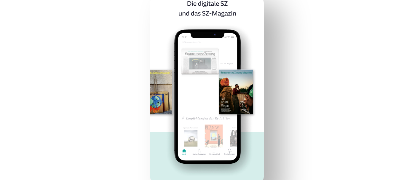 Animierte App Videos für die Süddeutsche Zeitung