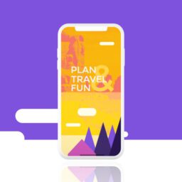 UI UX Animationen der Weltenwandler (freies Projekt): Travel App Animation.