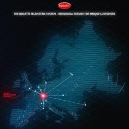 Messeanimation für Bugatti.