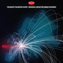 Messeanimation für Bugatti.