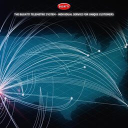 Messeanimation für Bugatti.