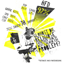 Social Media Animationen zu den Themen Extremismus und Sicherheit (RBB).