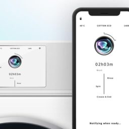 UI UX Animationen Animation für eine digitale Waschmaschine