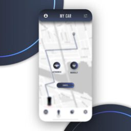 UI UX Animationen der Weltenwandler (freies Projekt): Autonomous Car App