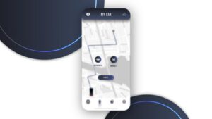 UI UX Animationen der Weltenwandler (freies Projekt): Autonomous Car App