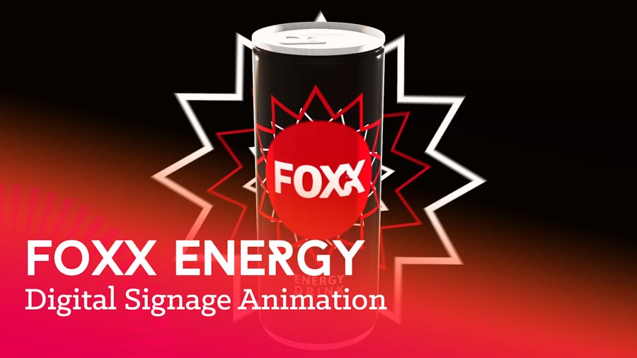 Foxx Energy Werbespot-Animation.