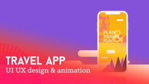 UI UX Animationen der Weltenwandler (freies Projekt): Travel App Animation.