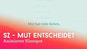 Animierter Kinospot "Mut entscheidet" - Süddeutsche Zeitung