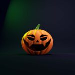 Der Happy Halloween Post im Weltenwandler Design Blog mit cuten 3D Animationen.