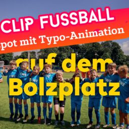 Animierte Clips für EWE "Wir sind bei euch". Typografie-Animationen, die in Realaufnahmen integriert wurden.