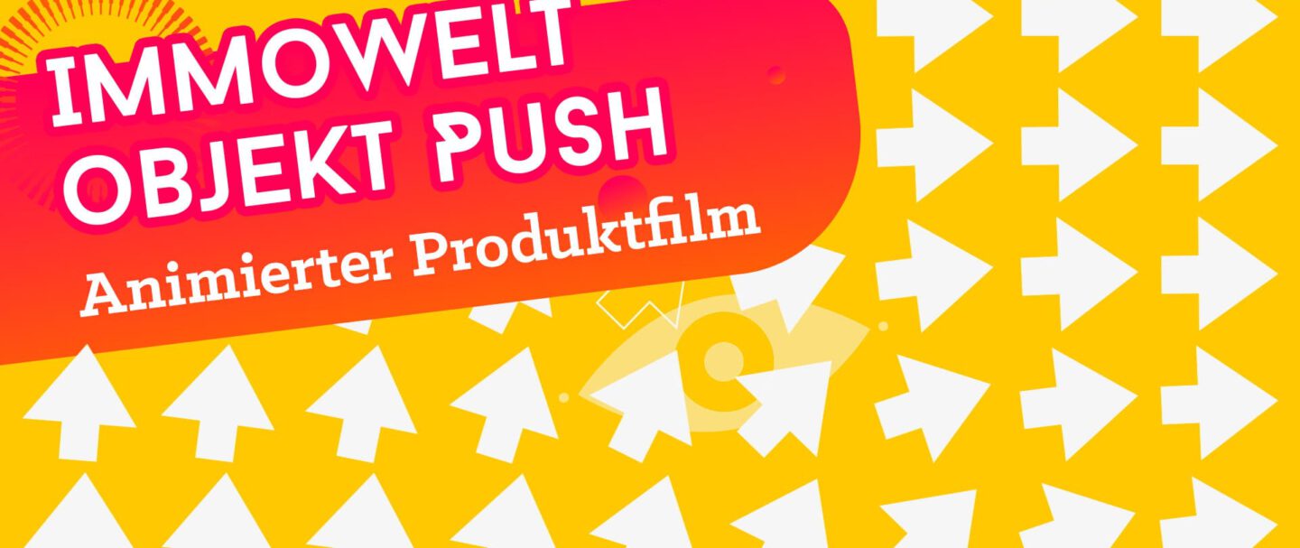 Fünf dynamische Animationsfilme für Immowelt. Ein animierter Produktfilm.