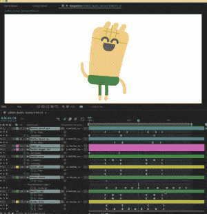 App-Animationen für Morbus Bechterew. Motion Graphic Design als programmierte Vector-Animationen (Lotti-Files). Das Making Of mit After Effects.