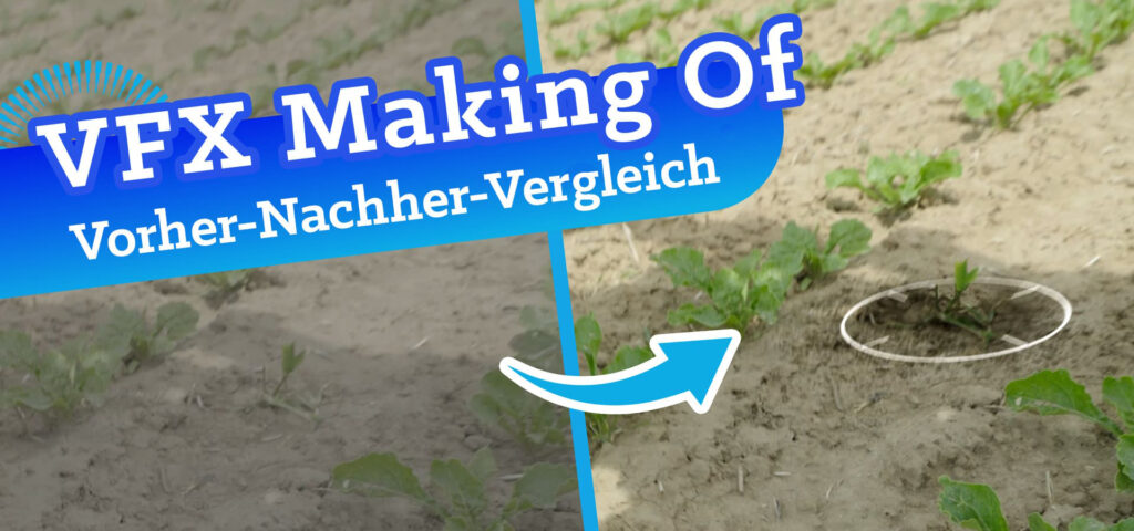 Imagefilm Bosch Smart Spraying mit Motion Graphic Design Elementen. Making Of VFX.