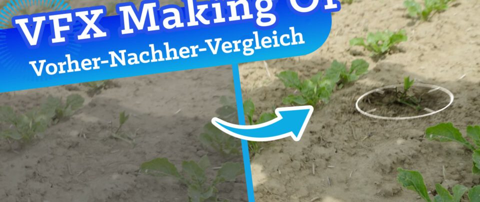 Imagefilm Bosch Smart Spraying mit Motion Graphic Design Elementen. Making Of VFX.