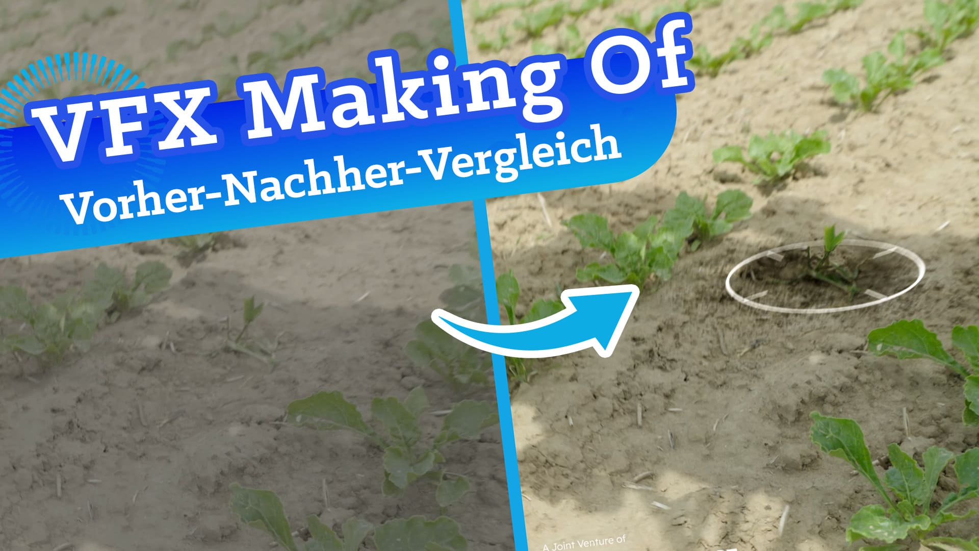 Imagefilm Bosch Smart Spraying mit Motion Graphic Design Elementen. Making Of VFX.