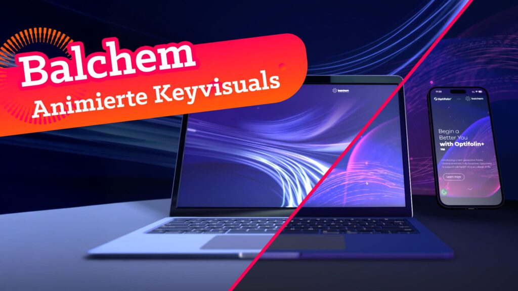Animierte keyvisuals für web und tec mit der Weltenwandler Designagentur