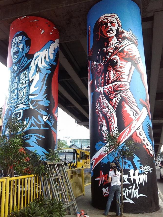 Der interaktive Film "Macht was" von missio, Sebastian Grünwald und den Weltenwandlern. Inspiriert durch philippinische Graffitis.