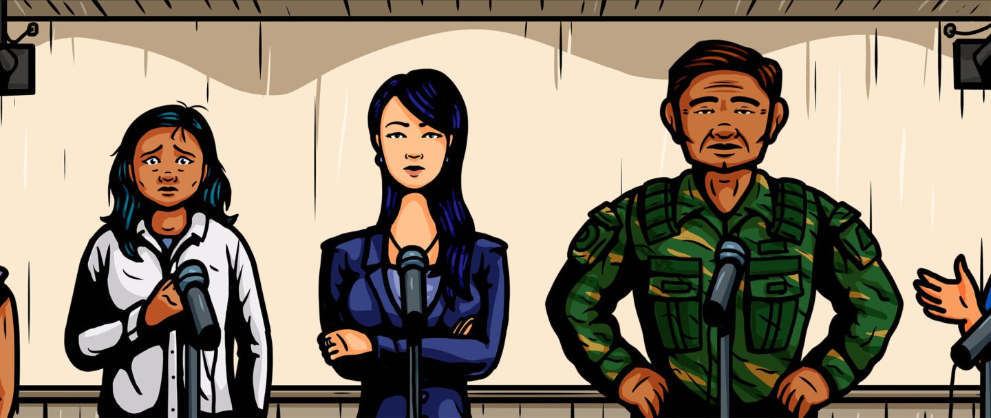 Die Erstellung der Grafiken für einen interaktiven Film.