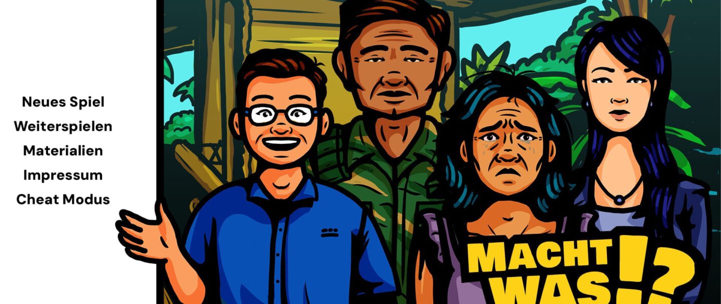 Die Erstellung der Grafiken für einen interaktiven Film.