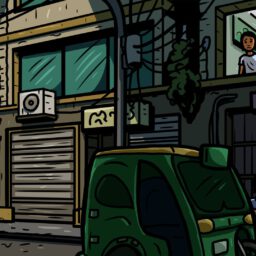 Die Erstellung der Grafiken für einen interaktiven Film.