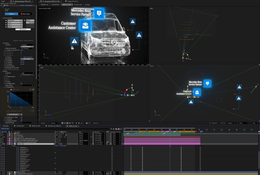Ein animierter Produkt-Teaser über das Tool Van Uptime Monitor für Mercedes Benz